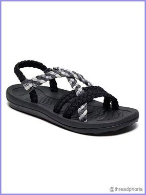 Women's Comfortable Walking Sandals with Arch Support, Handmade Straps, Water